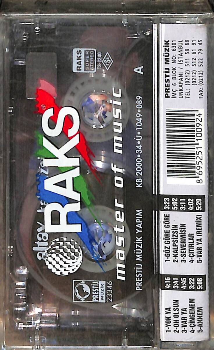 Altay – Kalpsizsin Kaset (Sıfır Kaset) KST28802 - 2