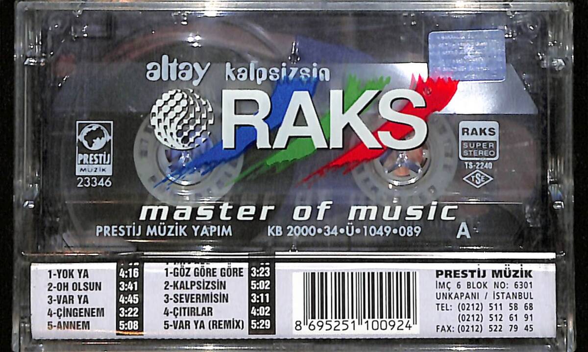 Altay - Kalpsizsin Kaset (Sıfır) KST28289 - 2