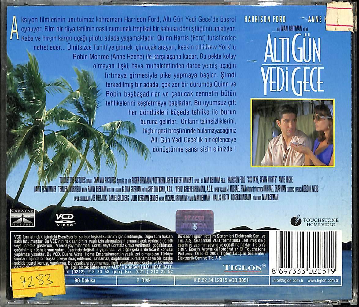 Altı Gün Yedi Gece (Harrison Ford) VCD Film VCD15941 - 2