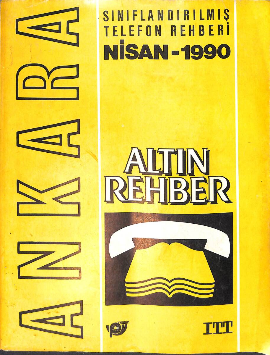 Altın Rehber Ankara 1990 Sınıflandırılmış Telefon Rehberi NDR100498 - 1
