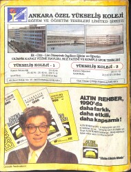 Altın Rehber Ankara 1990 Sınıflandırılmış Telefon Rehberi NDR100499 - 3