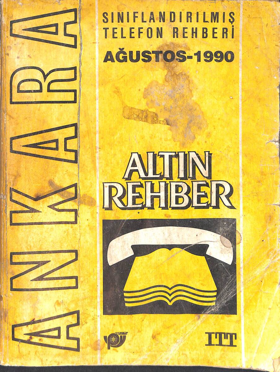 Altın Rehber Ankara 1990 Sınıflandırılmış Telefon Rehberi NDR100499 - 4