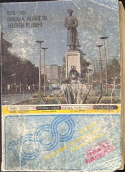 1980-1981 Ankara Alfabetik Telefon Rehberi NDR100508 - Gökçekoleksiyon