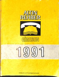 Altın Rehber Giresun 1991 NDR99564 - Gökçekoleksiyon