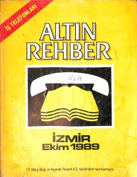 Altın Rehber İzmir Ekim 1989 NDR101663 - Gökçekoleksiyon