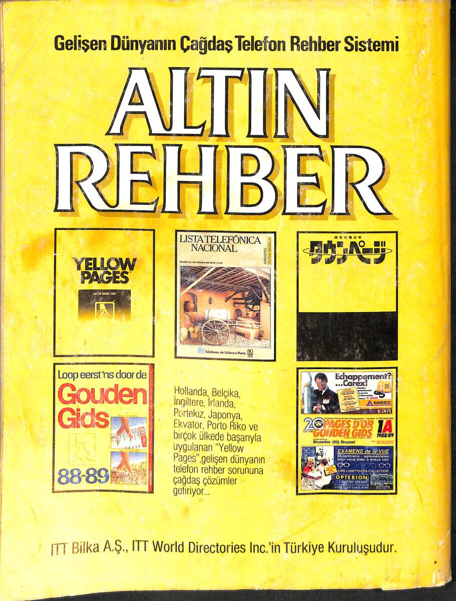 Altın Rehber İzmir Ekim 1989 NDR101663 - 3