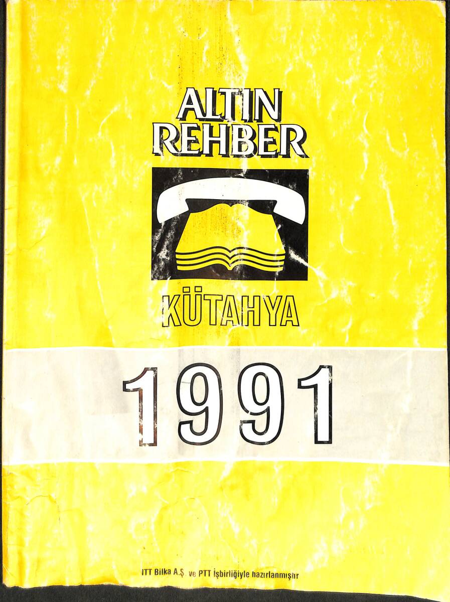Altın Rehber Kütahya 1991 NDR101662 - 1