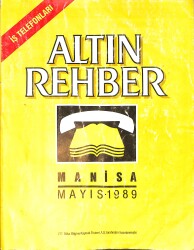 Altın Rehber Manisa 1989 NDR101660 - Gökçekoleksiyon