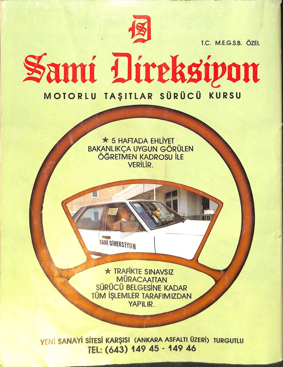 Altın Rehber Manisa 1989 NDR101660 - 3
