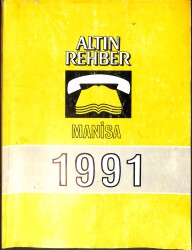 Altın Rehber Manisa 1991 NDR101661 - Gökçekoleksiyon