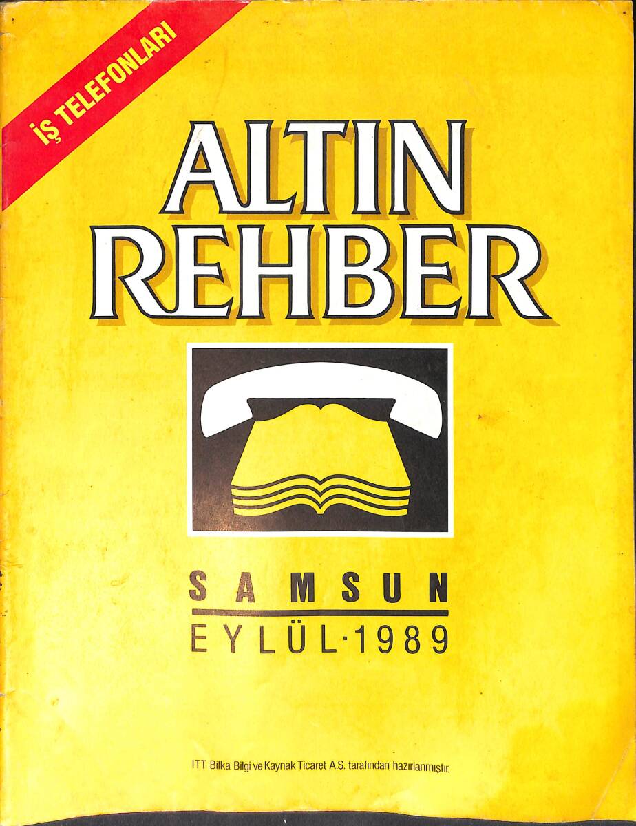 Altın Rehber Samsun 1989 Telefon Rehberi NDR100503 - 1