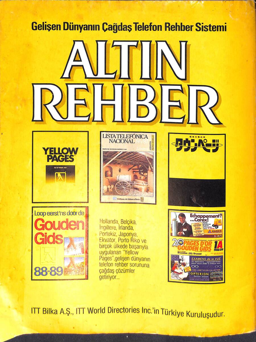 Altın Rehber Samsun 1989 Telefon Rehberi NDR100503 - 3