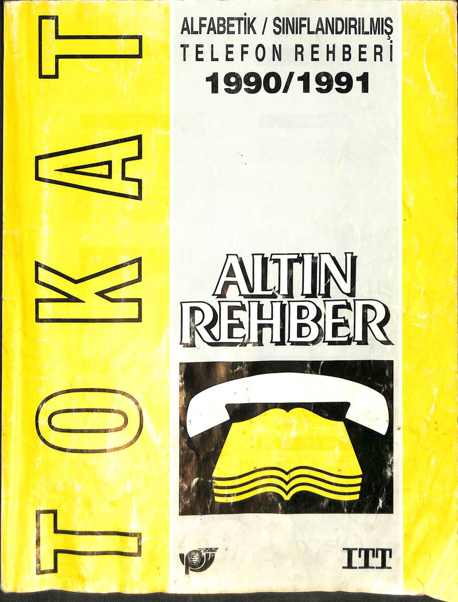 Altın Rehber Tokat İli Alfabetik Sınıflandırılmış 1990-1991 Telefon Rehberi NDR101657 - 1