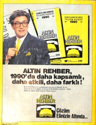 Altın Rehber Tokat İli Alfabetik Sınıflandırılmış 1990-1991 Telefon Rehberi NDR101657 - 3