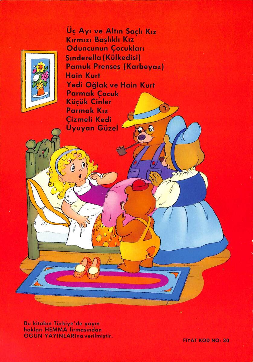 Altın Saçlı Kız Ve Üç Ayı NDR100125 - 3