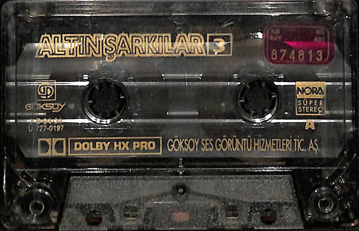 Altın Şarkılar 3 Kaset (Bordo Bandrol - İkinci El) KST27839 - 2