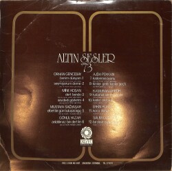 Altın Sesler'73 LP PLAK (10/8) PLK24098 - 2