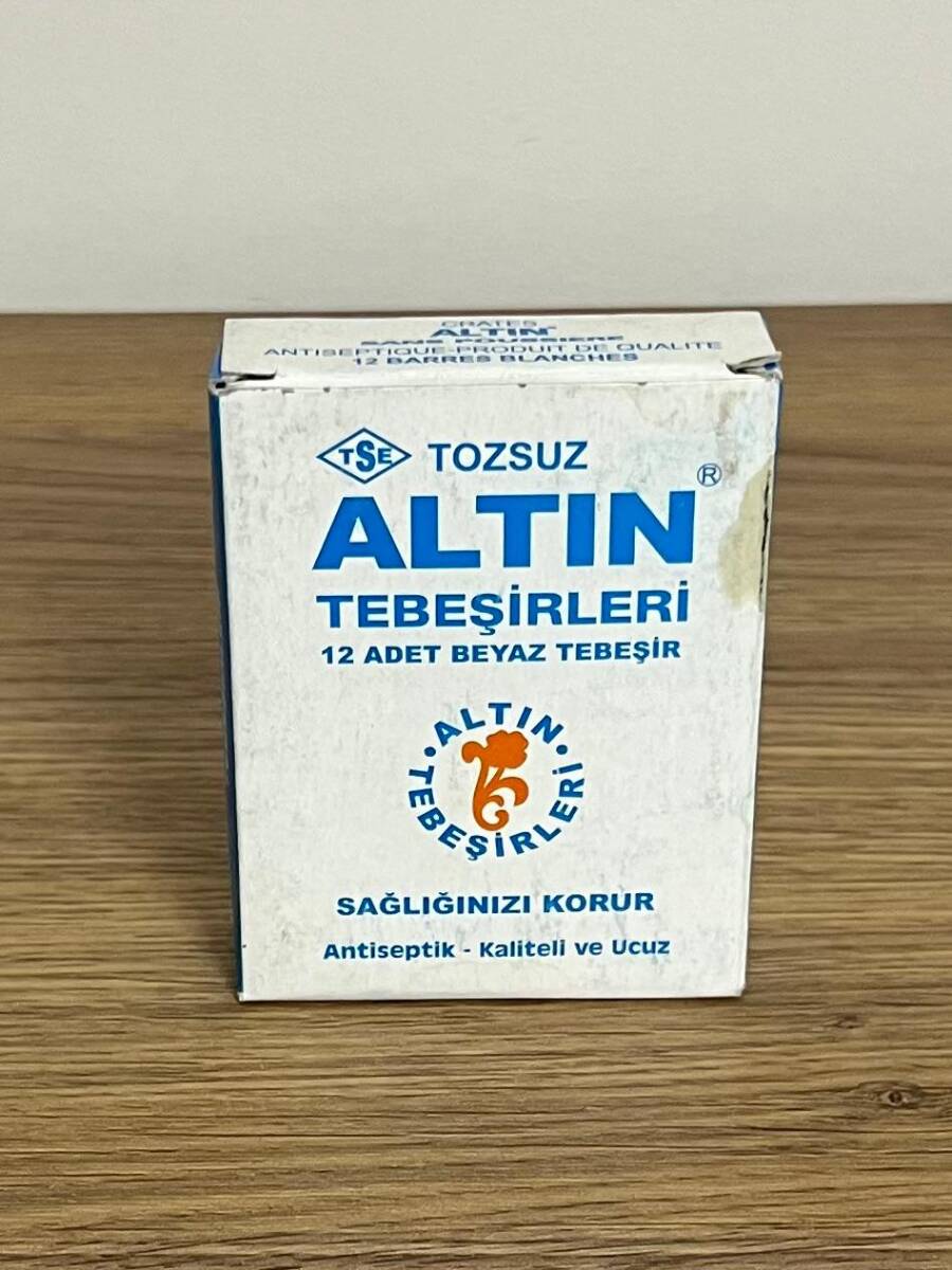 Altın Tebeşirleri.Tam Dolu Kutu . AOB4884 - 4