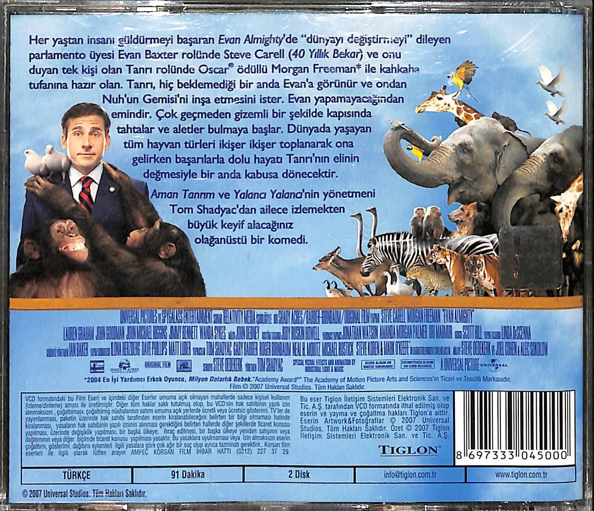 Aman Tanrım 2 – Evan Almighty (2007) Orijinal VCD Film VCD28831 - 2