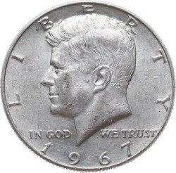 America 1/2 Dolar *Kennedy Half Dolar* 1967 ÇİL YMP11037 - 3