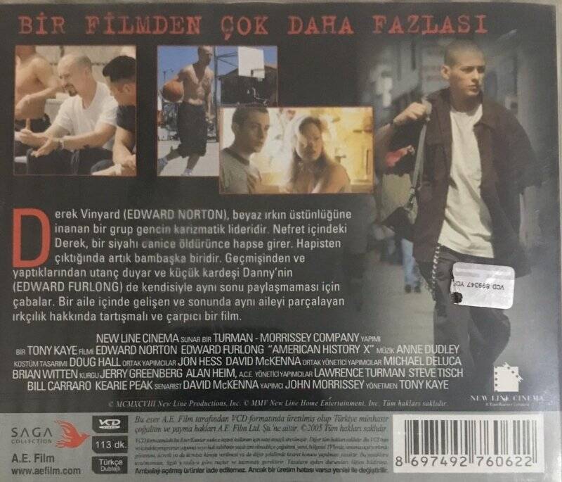 American Hıstory X Film VCD13470 - 2