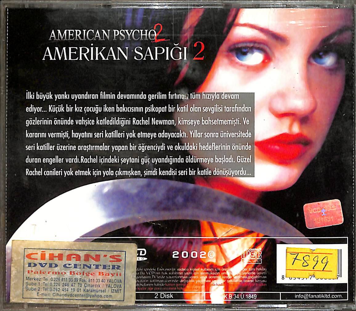 American Psycho 2 / Amerikan Sapığı 2 VCD Film (İkinci El) VCD27521 - 2