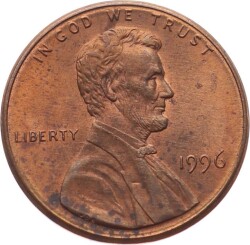 Amerika 1 Cent 1996 *Lincoln Memorial Cent* ÇT YMP11077 - Gökçekoleksiyon
