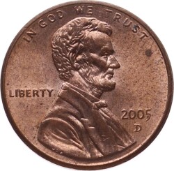 Amerika 1 Cent 2005 *Lincoln Memorial Cent* ÇÇT YMP11119 - Gökçekoleksiyon