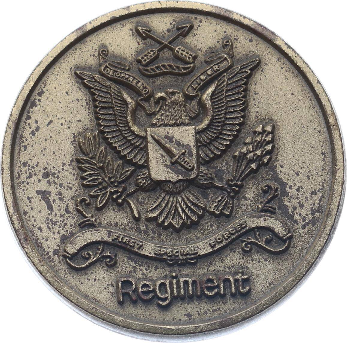 Amerika 1990 Yılı Özel Kuvvetler Komutanlığı (Airborne) Hatıra Madalyon MVM2078 - 1