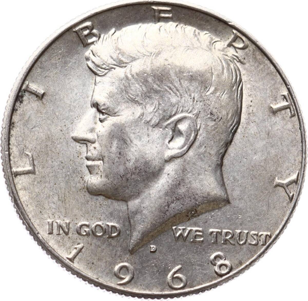 America 1/2 Dolar *Kennedy Half Dolar* 1968 Gümüş - ÇİL YMP11283 - 1