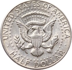 America 1/2 Dolar *Kennedy Half Dolar* 1968 Gümüş - ÇİL YMP11283 - 2