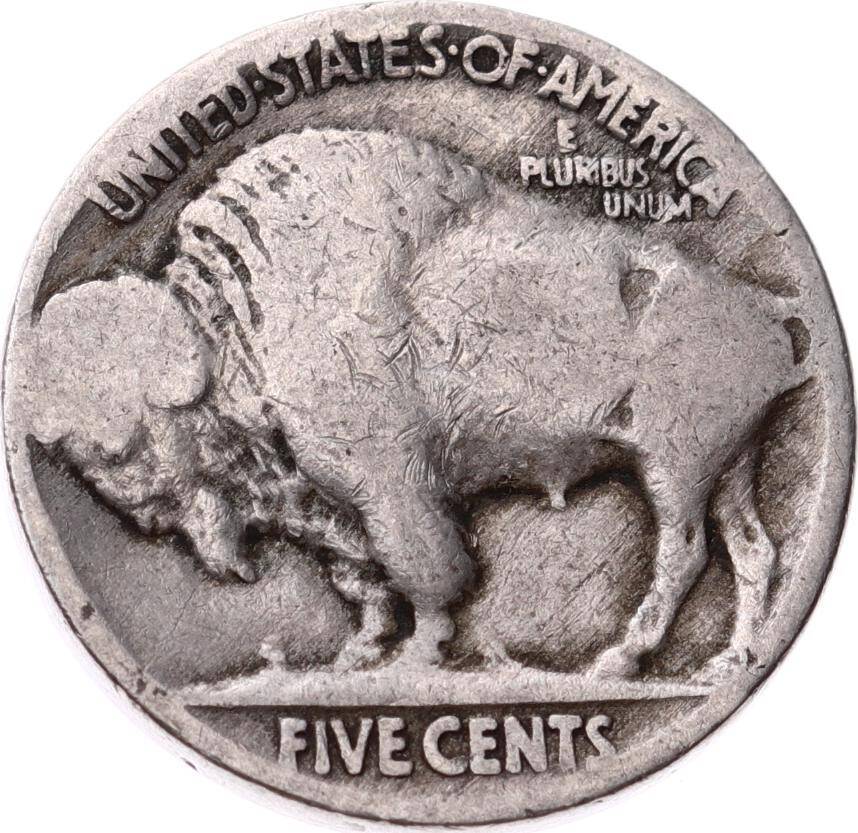 Amerika 5 Cents 1920's - 30's *Kızılderili - Buffalo* Haliyle YMP11279 - 2