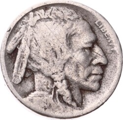 Amerika 5 Cents 1920's - 30's *Kızılderili - Buffalo* Haliyle YMP11280 - Gökçekoleksiyon