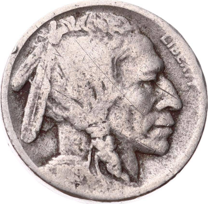 Amerika 5 Cents 1920's - 30's *Kızılderili - Buffalo* Haliyle YMP11280 - 1