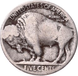 Amerika 5 Cents 1920's - 30's *Kızılderili - Buffalo* Haliyle YMP11280 - 2