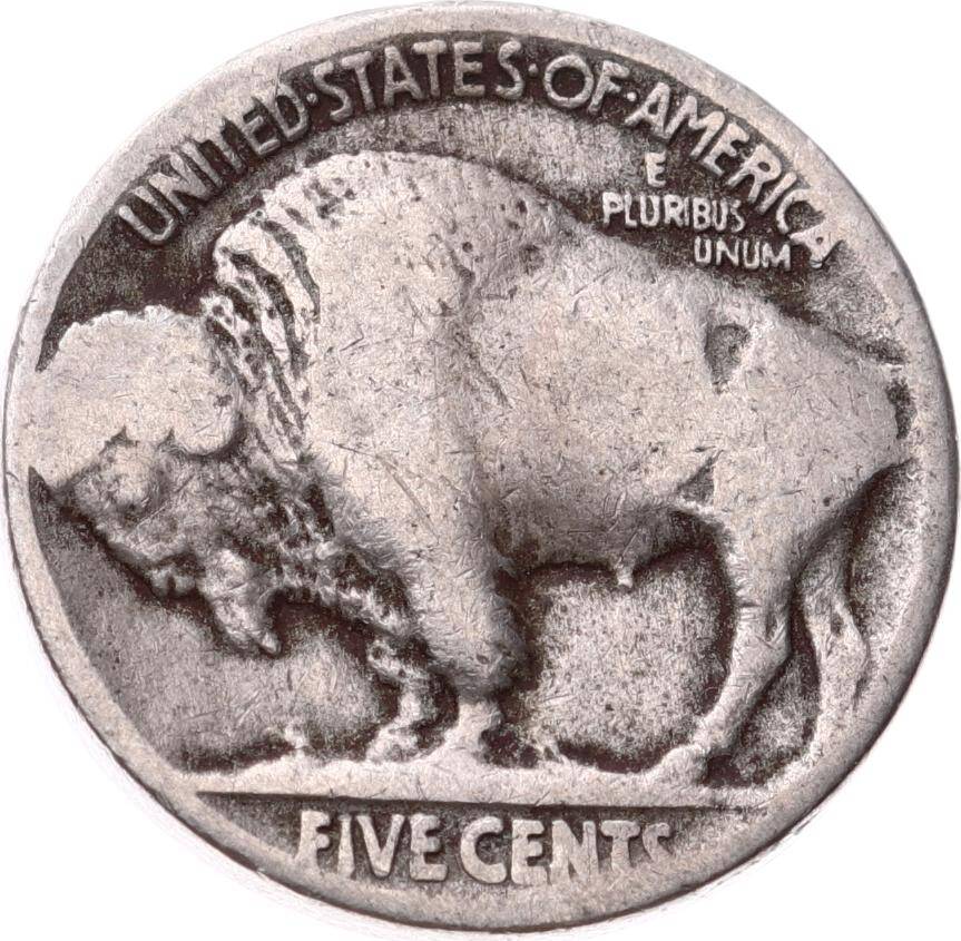 Amerika 5 Cents 1920's - 30's *Kızılderili - Buffalo* Haliyle YMP11280 - 2
