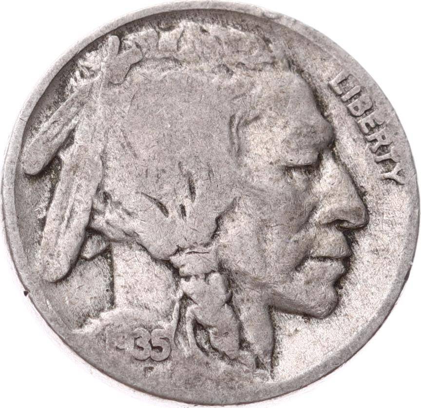 Amerika 5 Cents 1935 *Kızılderili - Buffalo* Temiz YMP11278 - 1
