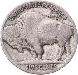 Amerika 5 Cents 1935 *Kızılderili - Buffalo* Temiz YMP11278 - 2