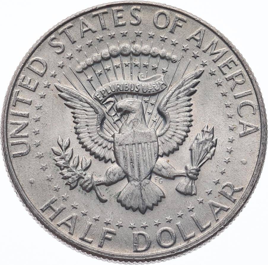 Amerika Yarım Dolar 1968 Gümüş (D) ' Kennedy Half Dollar ' - ÇİL YMP11216 - 2