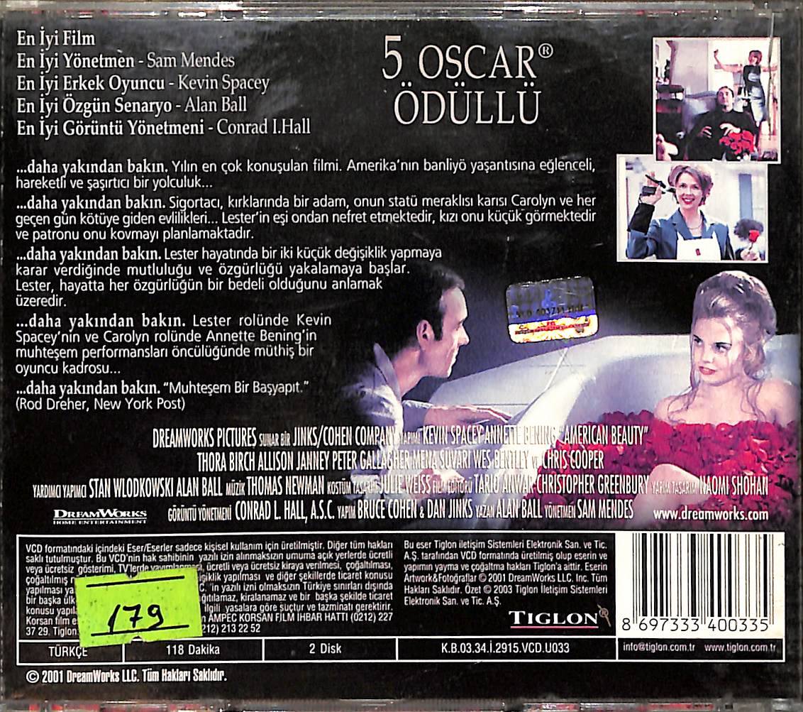 Amerikan Güzeli – American Beauty (1999) Orijinal VCD Film VCD28890 - 2