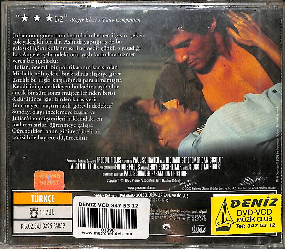 Amerikan Jigolo - American Gigolo (1980) Orjinal VCD Film ' Richard Gere ' VCD28559 - 2