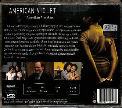 Amerikan Menekşesi VCD Film VCD12154 - 2