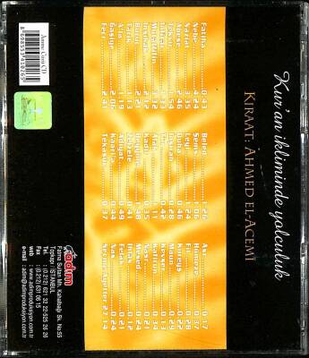Amme Cüzü KıraatAhmed El-Acemi VCD (108.5) VCD23835 - 4