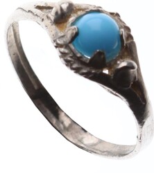 Amtesit Taşlı Gümüş Yüzük MVT321 - Gökçekoleksiyon