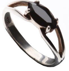 Amtesit Taşlı Gümüş Yüzük MVT322 - Gökçekoleksiyon