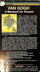 AN GOGH: A Museum for Vincent VHS (İkinci El) DVD2726 - 2