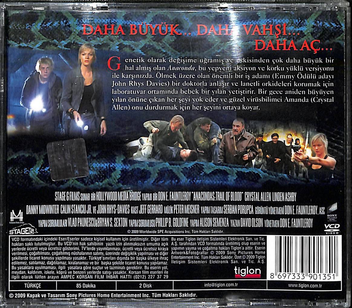 Anaconda Kan Peşinde – Anacondas 4: Trail of Blood (2009) Orjinal VCD Film VCD27979 - 2