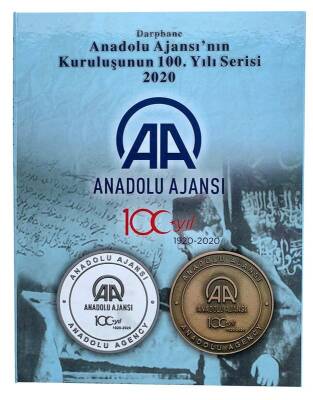 Anadolu Ajansı'nın Kuruluşunun 100.Yılı Serisi Özel Hatıra Para Albümü 2020 TCH1059 - 1