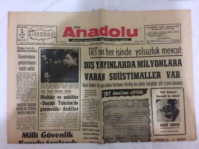 Anadolu Gazetesi 1 Mayıs 1969 - İstanbulda Ekmekler Yenemez Hale Getirildi GZ73099 - 1