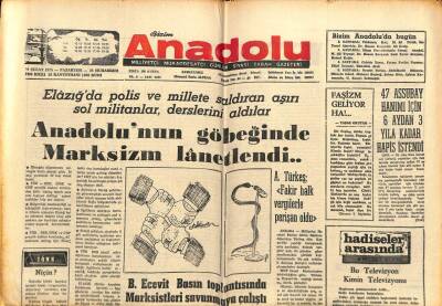 Anadolu Gazetesi 10 Şubat 1975 - Anodolunun Göbeğinde Marksizm Lanetlendi GZ66931 - 1